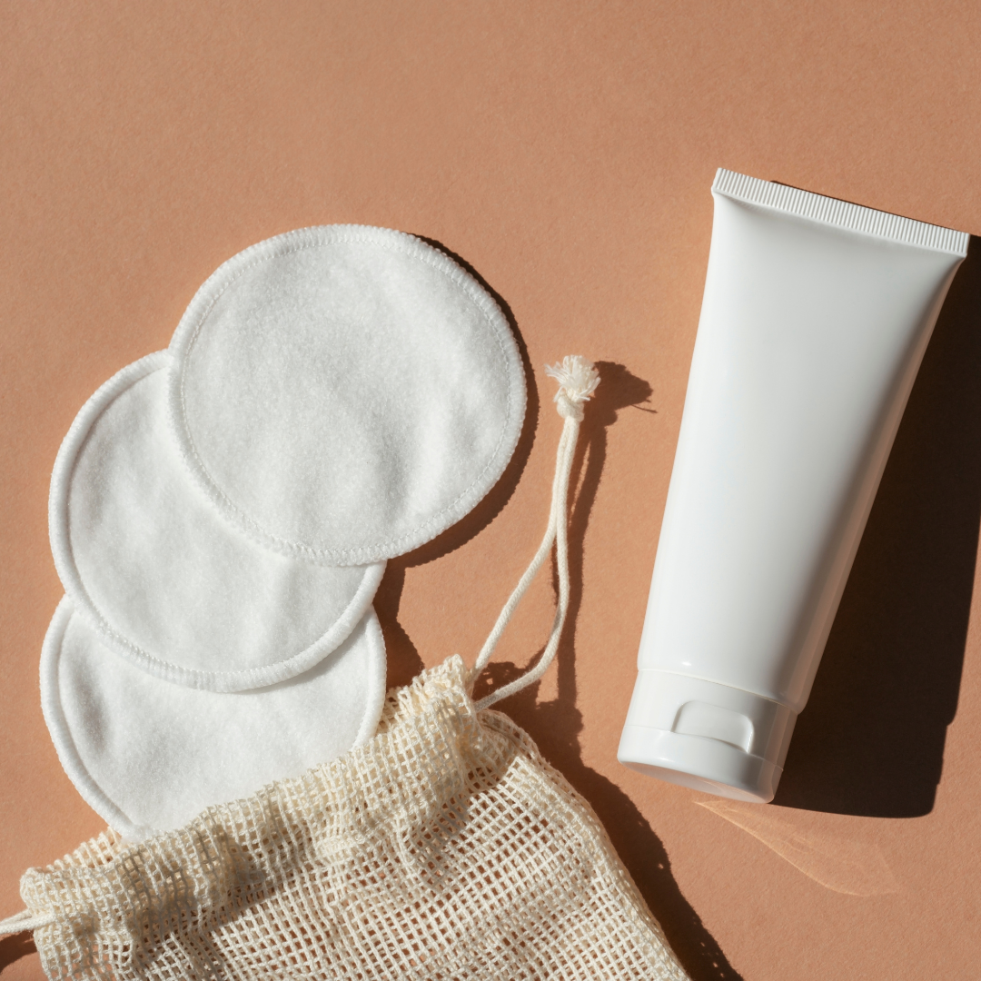 Reusable Bamboo Facial Cotton Rounds with Washable Bag