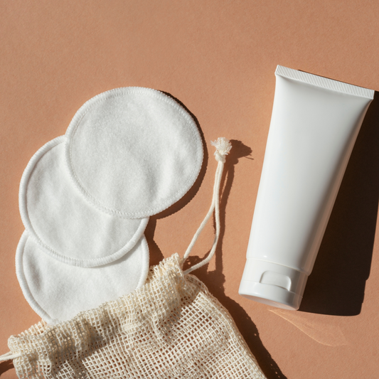 Reusable Bamboo Facial Cotton Rounds with Washable Bag